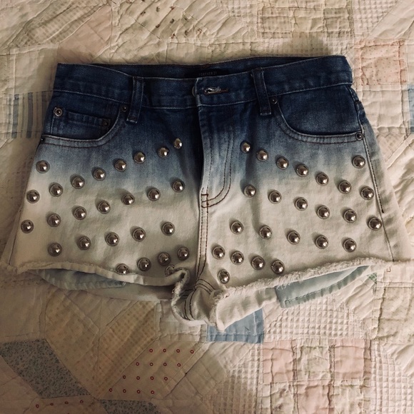 Forever 21 Pants - High Waisted Studded Shorts